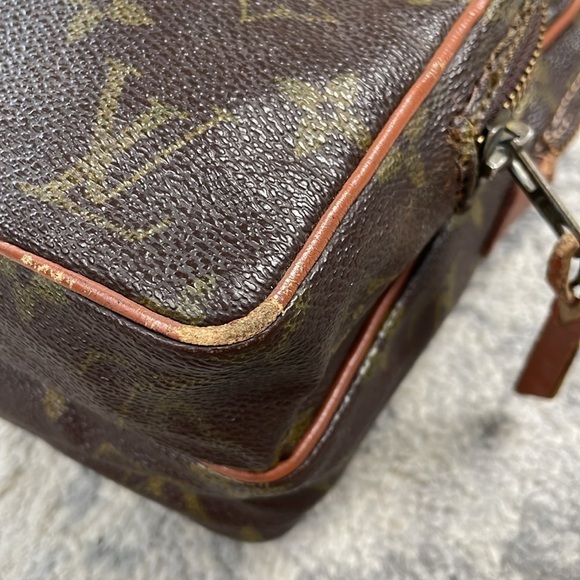 Louis Vuitton Monogram Mini Amazon Bag Crossbody Detachable Chain Strap Two Zip - Picture 11 of 17